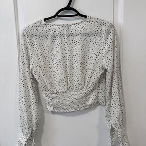 Cute Dynamite Flowy Crop Shirt